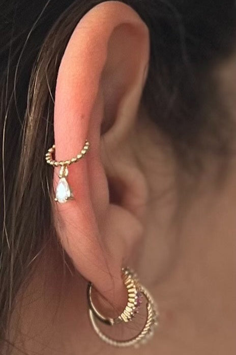 Bague d'oreille poire